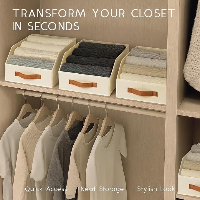 Homsorout Fabric Storage Bins for Organizing - Image 4
