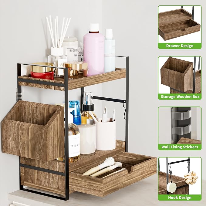 2-Tier Bathroom Counter Organizer - Image 3