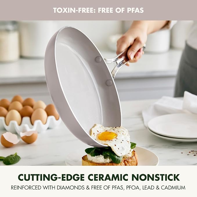 GreenPan Nova 10” Frying Pan Skillet and 4.37QT Sauté Pan - Image 3