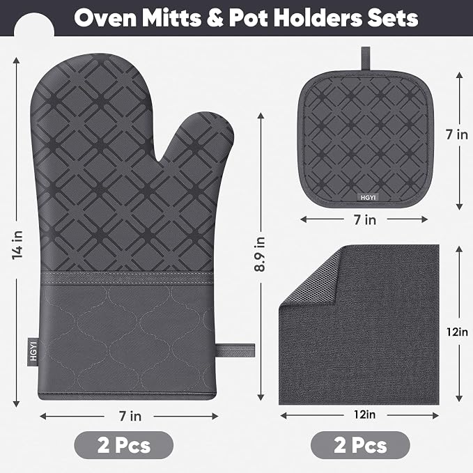 Oven Mitts and Pot Holders Set - Image 2