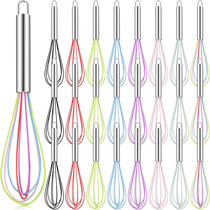 Domensi 24 Pcs 10 Inch Whisks Bulk by Domensi
