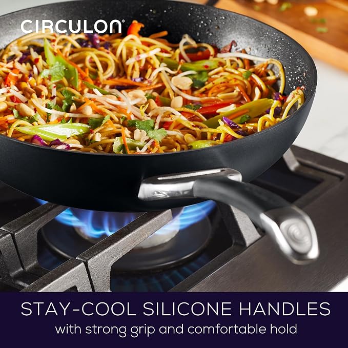 Circulon Symmetry Hard Anodized Nonstick Induction Frying Pan Twin Pack - Image 9