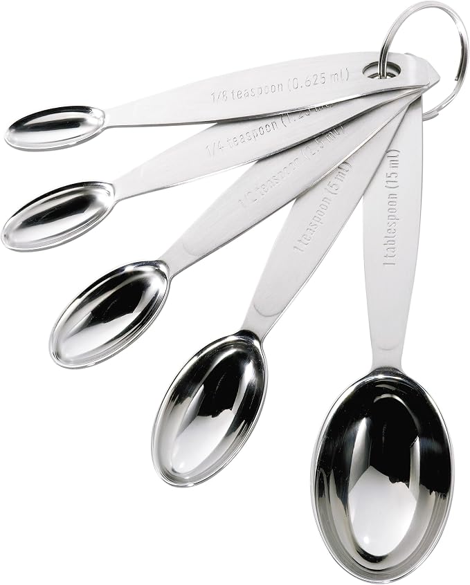 Cuisipro Stainless Steel Measuring Spoon Set Silver by Cuisipro
