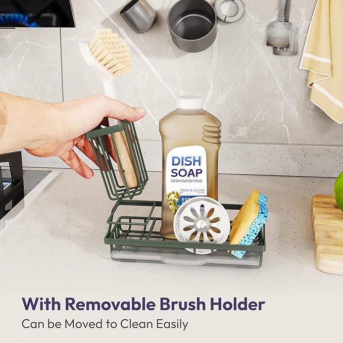 SWTYMIKI Sink Caddy Sponge Holder - Image 3