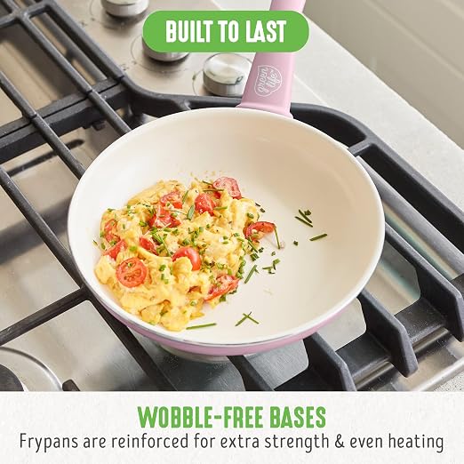GreenLife Nonstick 8" Frying Pan Skillet, Non-Toxic PFAS-Free Ceramic Nonstick - Image 6
