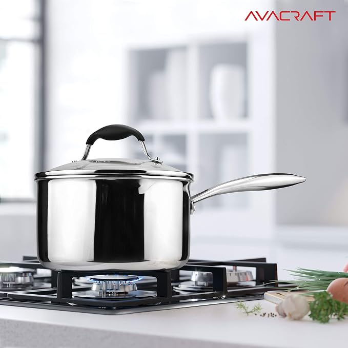 AVACRAFT Tri-Ply Stainless Steel Saucepan - Image 5
