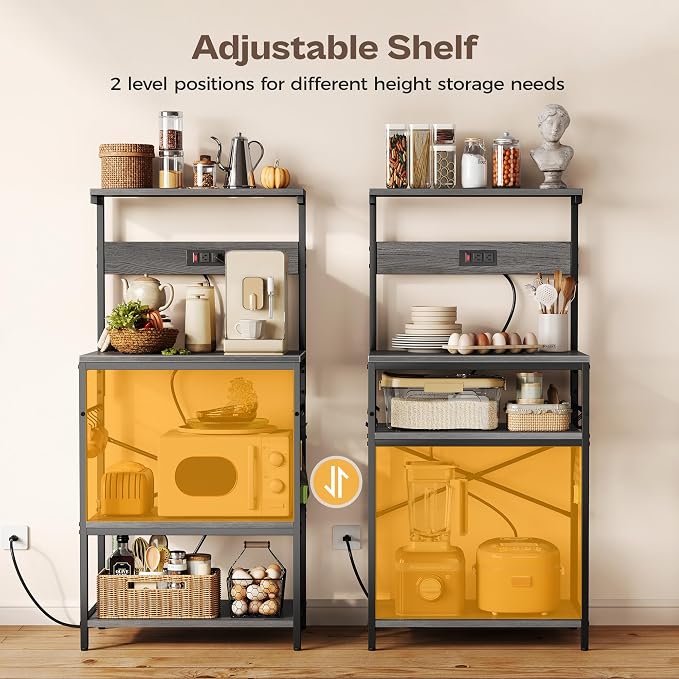 SUPERJARE Kitchen Bakers Rack - Image 4