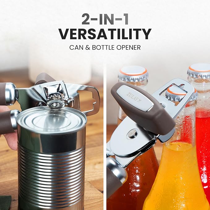 Zulay Kitchen Heavy Duty Stainless Steel Can Opener Manual - Image 7