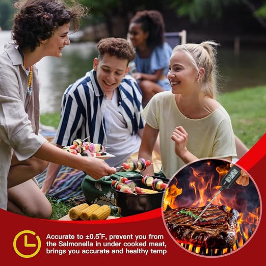 Copkim 6 Pcs Instant Read Meat Thermometer - Image 6