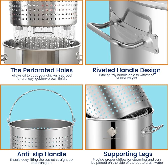 ARC 52QT Stainless Steel Stockpot - Image 5