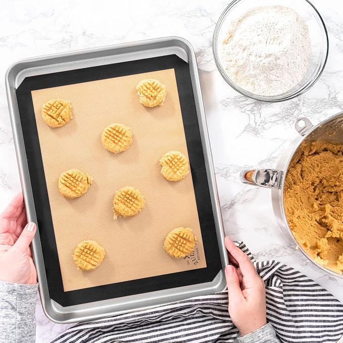 Zulay Kitchen Silicone Baking Mat Sheet Set - Image 7