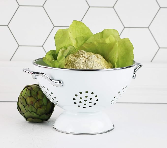 Calypso Basics by Reston Lloyd Powder Coated Enameled Colander, 1.5 Quart - Image 3