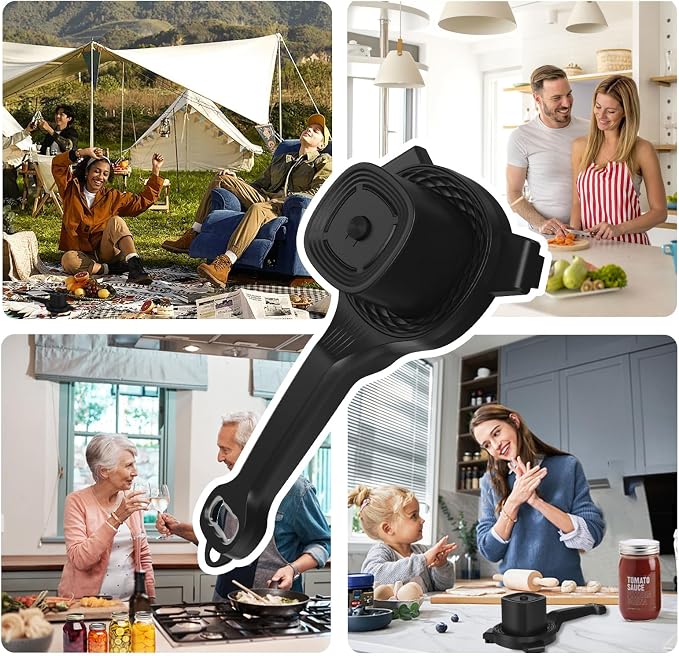 Electric Jar Opener, Bottle Opener, Smoothly Electric Adjustable Design - Image 7