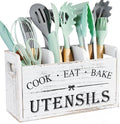 Wooden Kitchen Utensil Holder by Atooge