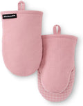 KITCHENAID Gourmet Series Gridlines Mini Oven Mitts 2-Pack Set, Heat Resistant by KitchenAid