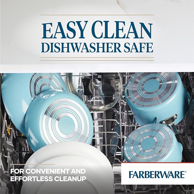 Farberware Cookstart DiamondMax Nonstick Cookware/Pots and Pans Set, Dishwasher - Image 7