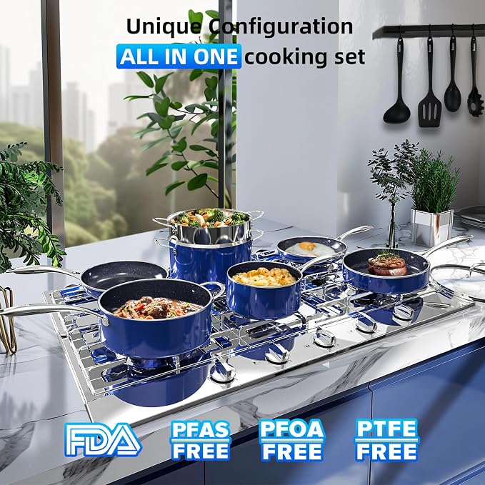 Deluxe DUXANO 14PC Healthy Pots and Pan - Image 3