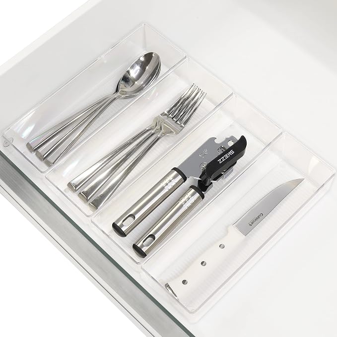 Simple Houseware Clear Drawer Organizer - Image 3