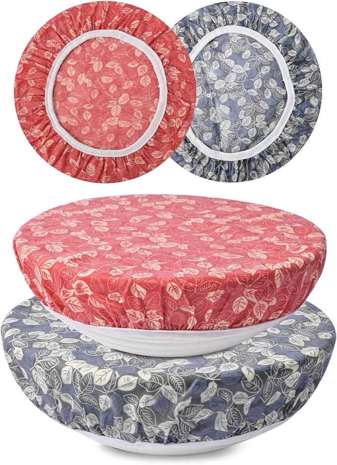 2Pcs Reusable Bowl Covers for Bread Proofing by Unknown
