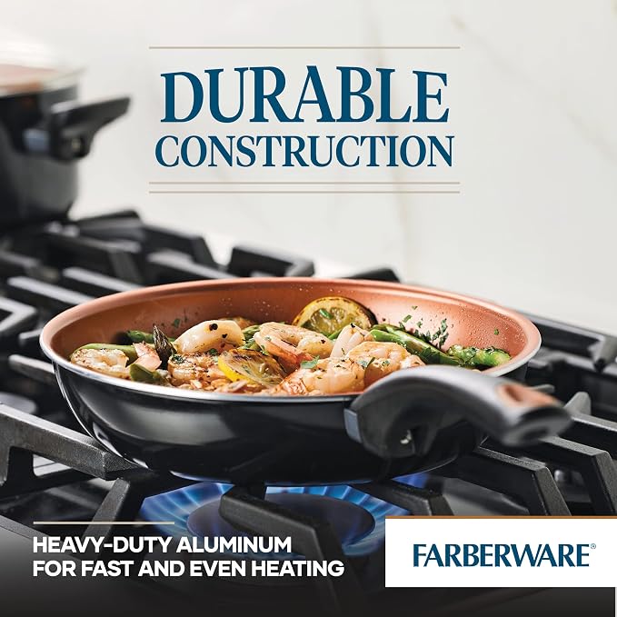 Farberware Glide Nonstick Frying Pan Set / Fry Pan Set / Skillet Set - Image 4