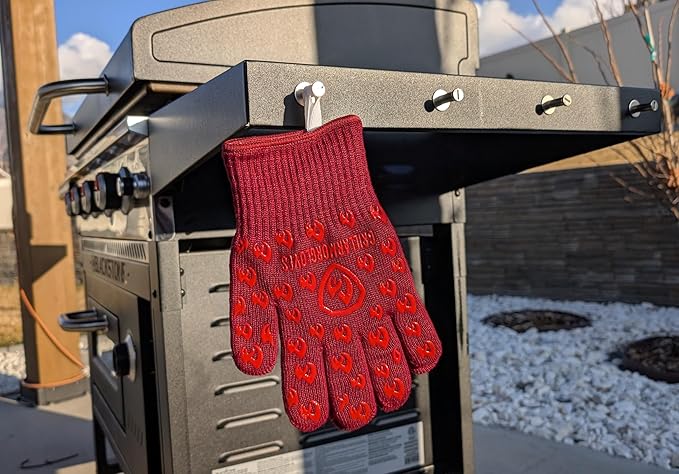 Grill Armor Oven Gloves with Fingers – 932°F Heat, Fire & Cut Resistant Mitts - Image 7