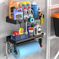 ZUNTO Pack of 2 Black Paper Towel Holder and Organizer Shelf by ZUNTO