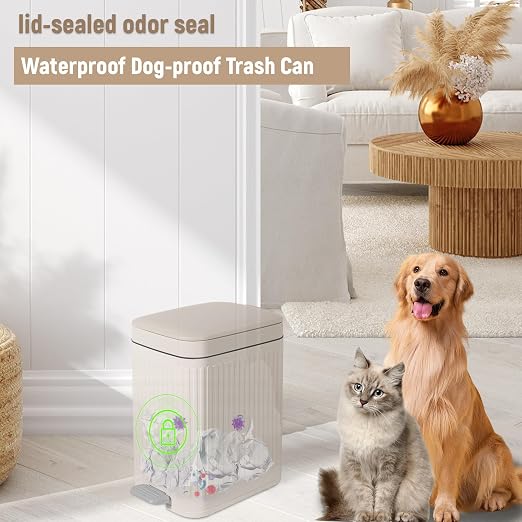 rejomiik Small Bathroom Trash Can - Image 6