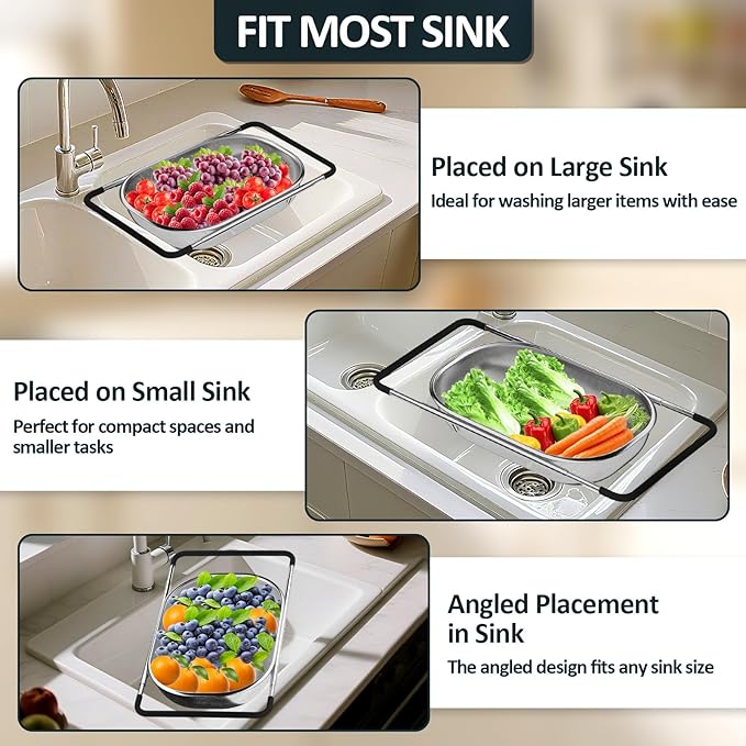 Over the Sink Colander - Image 5