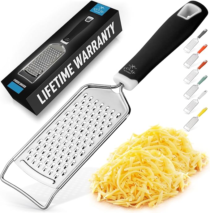 Zulay Kitchen Professional Cheese Grater Stainless Steel by ZulayKitchen