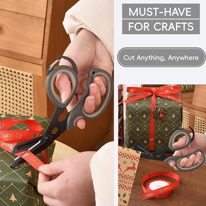 MEUUT 2 PCS All Purpose Scissor –7.5in Multi-Purpose Utility Scissors - Image 3