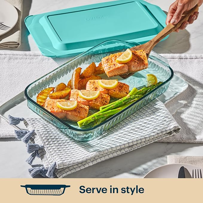 Pyrex Colors Tinted Tinted Glass Baking Dish - Image 4