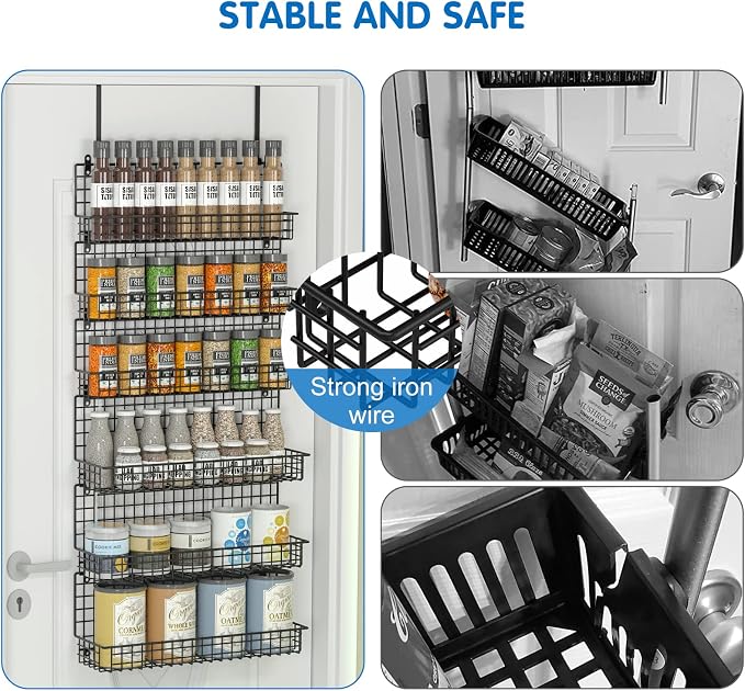 JKsmart 6-Tier Spice Rack Organizer - Image 4