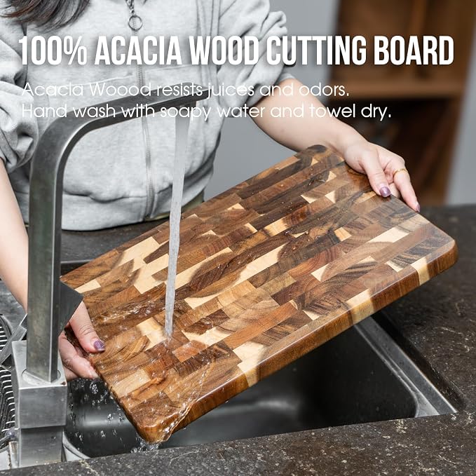 James.F Wood Cutting Board for Kitchen - Image 6