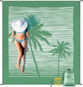 HIHOHO Beach Blanket Waterproof Sandproof Extra Large Beach Mat 79" X by HIHOHO