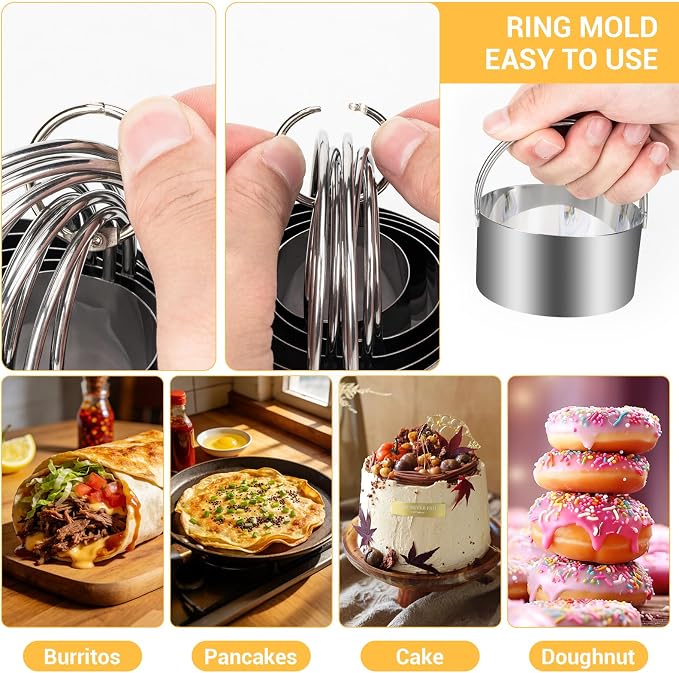 Baking Tool Kit: pastry cutter, flour sifter - Image 5