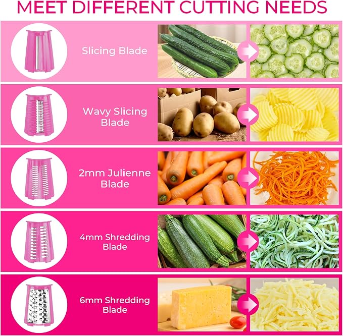SUSTEAS Rotary Cheese Grater - Image 4