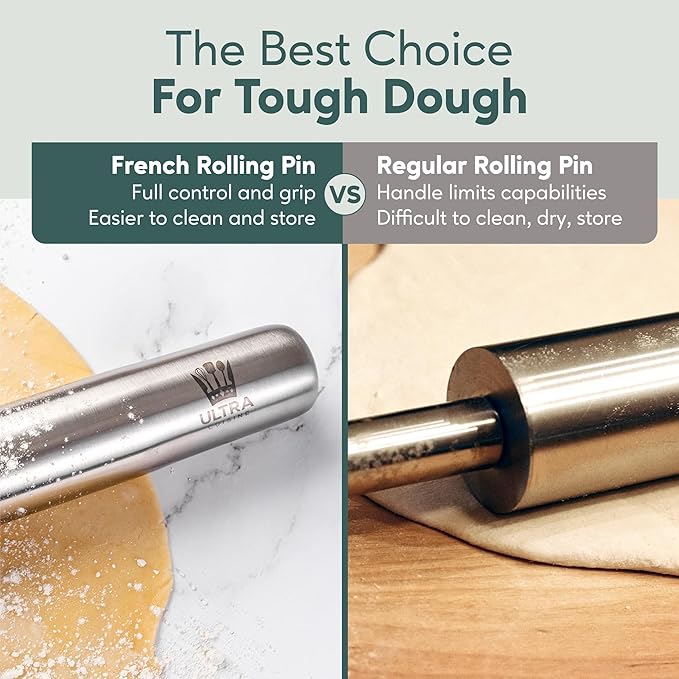 Ultra Cuisine French Rolling Pin - Image 4