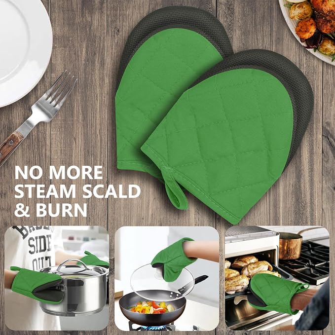 1 Pair Short Oven Mitts - Image 7