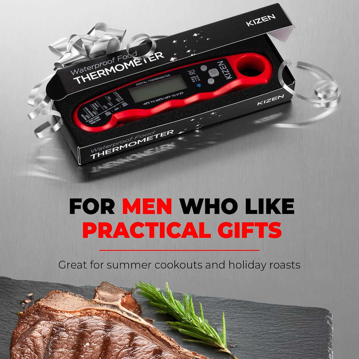 Instant Read Meat Thermometer Digital - Food Thermometer for Cooking