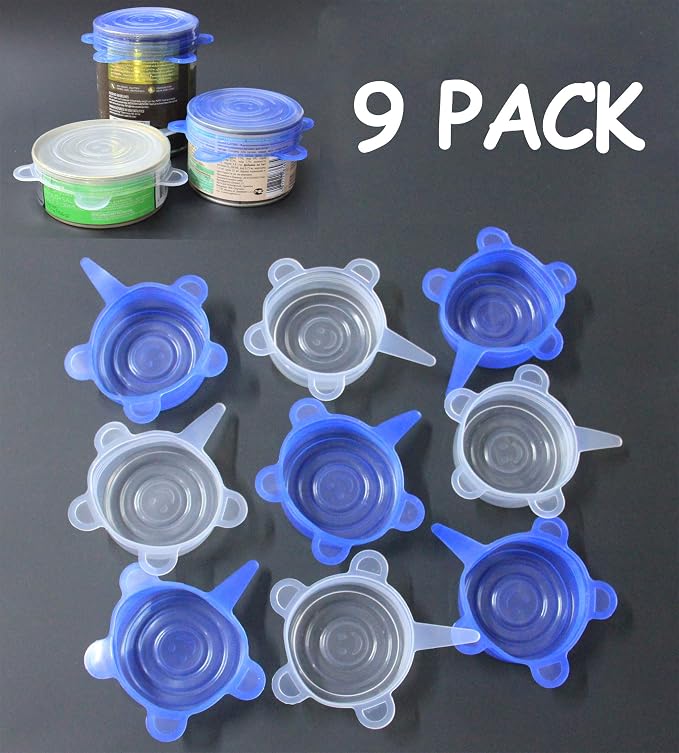 COMTIM Pet Food Can Lids, Silicone Stretch Can Lids Covers - Image 2
