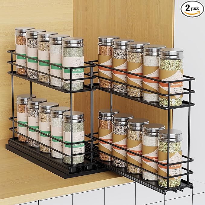 Mystozer Pull Out Spice Rack Organizer by Mystozer