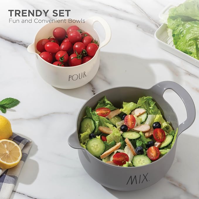 Rae Dunn Non-Slip Mixing Bowls - Image 5