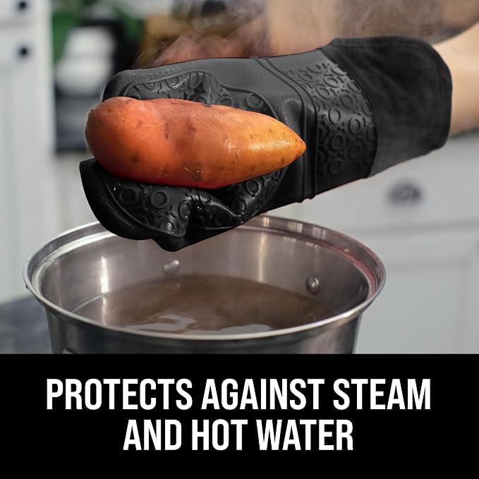 BPA-Free Silicone Oven Mitts Ultra Heat Resistant up to 500°F - Image 4