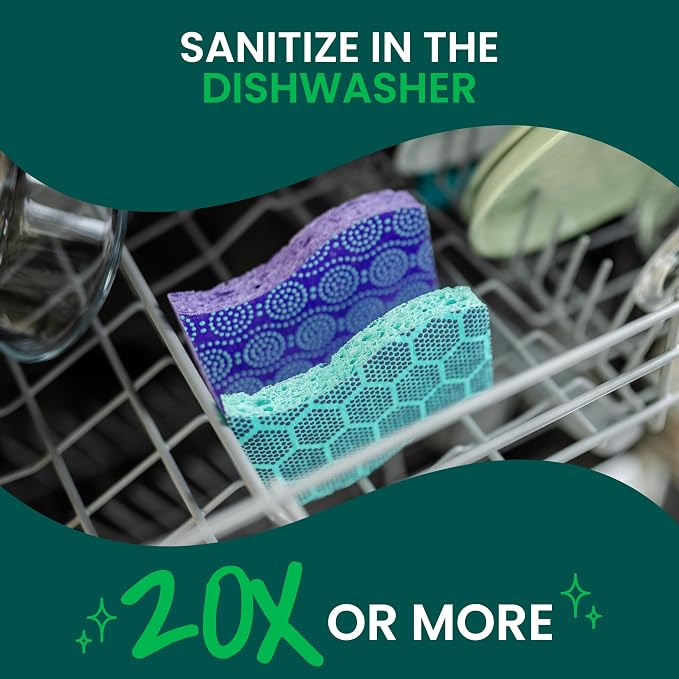 Scotch-Brite Odor Resist Heavy Duty Scrub Sponge, Dishwasher-Safe Kitchen - Image 8