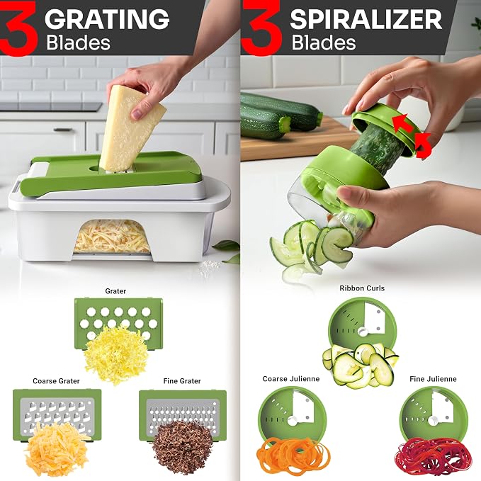 Mueller Pro-Series All-in-One, 12 Blade Mandoline Slicer - Image 5
