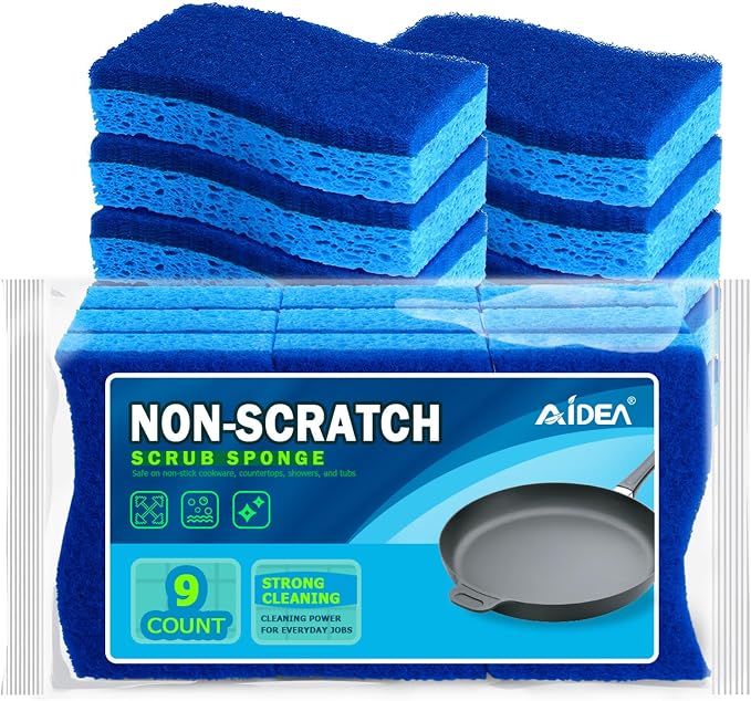 AIDEA Sponges Kitchen, Dish Sponges, Non-Scratch Sponge by AIDEAHOME