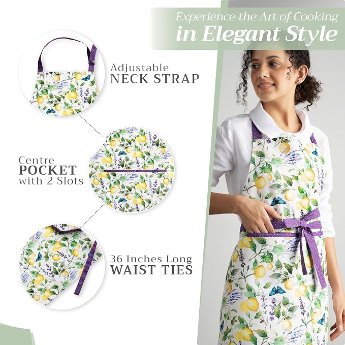 Maison d' Hermine 100% Cotton Apron - Image 5