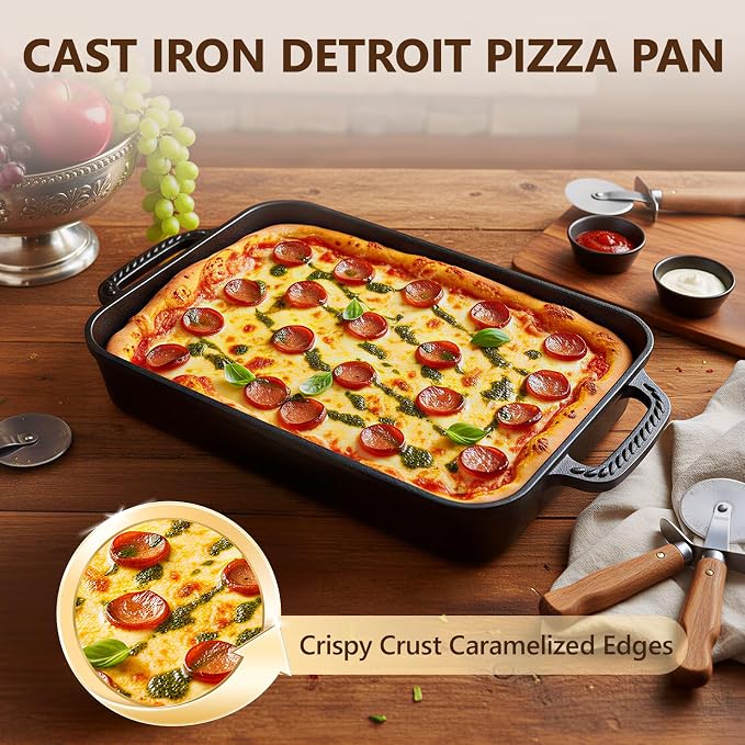 Cast Iron Detroit Pizza Pan - Image 2