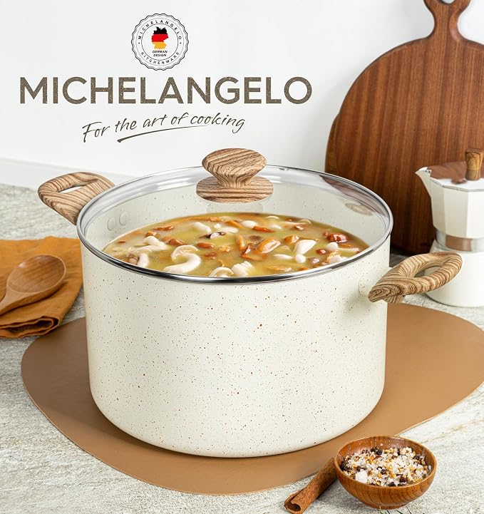 MICHELANGELO 10 Quart Stock Pot - Image 6