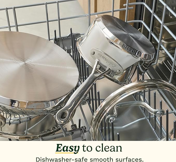 Cuisinart Chef’s Classic 11-Piece Stainless Steel Pots and Pans Set, Cookware - Image 5